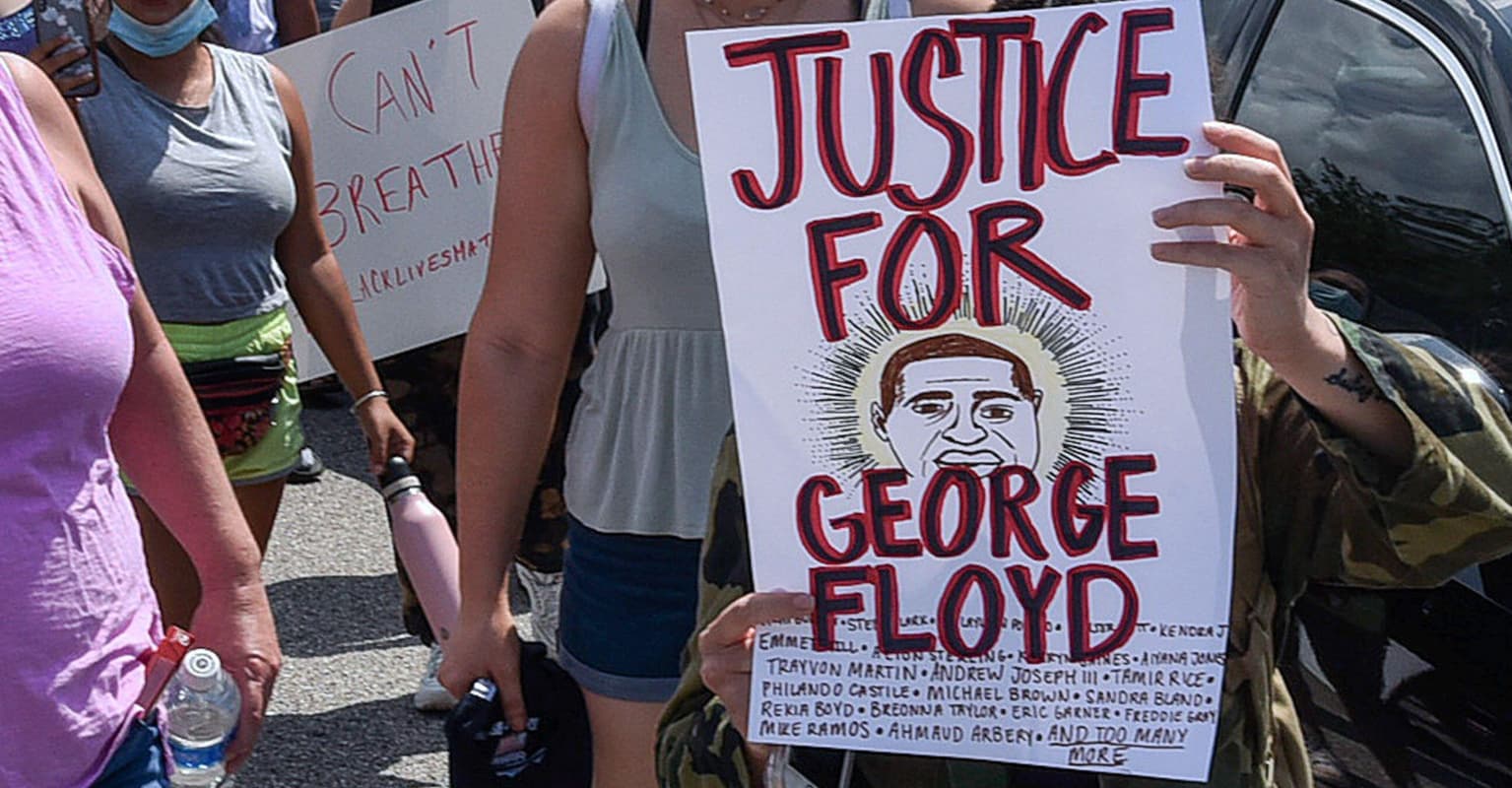 700-pound bronze statue of George Floyd unveiled in New Jersey