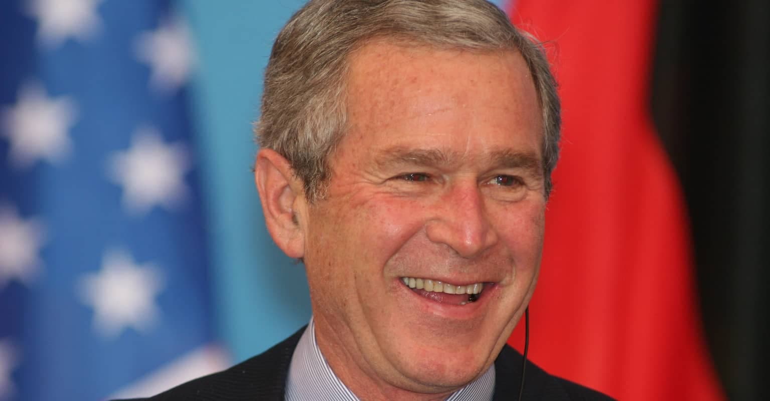 George Bush says he was 'shocked' by public's reaction to his friendship with Michelle Obama