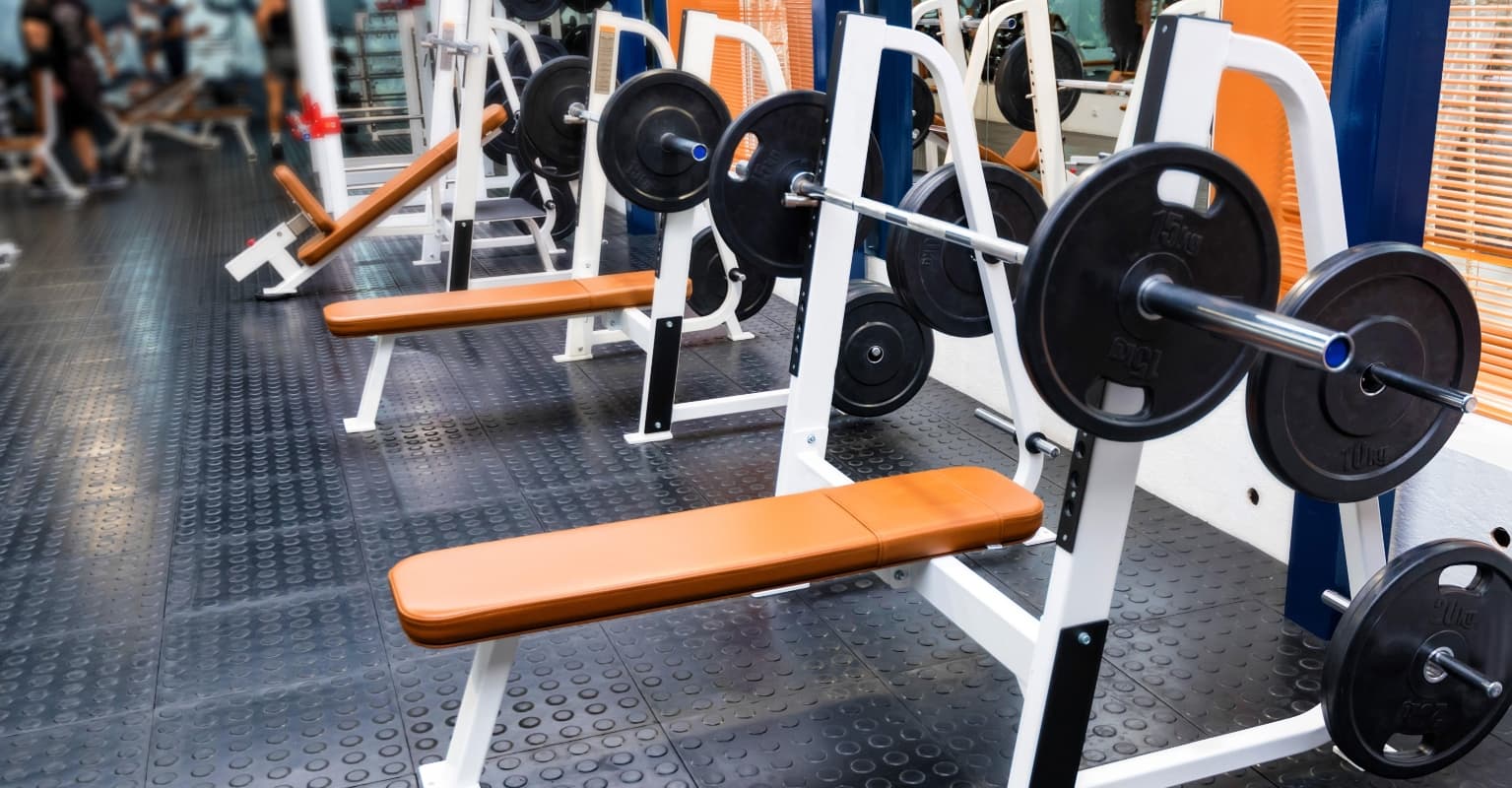 Guy 'breaks his face' after attempting bench press stunt with gym buddy