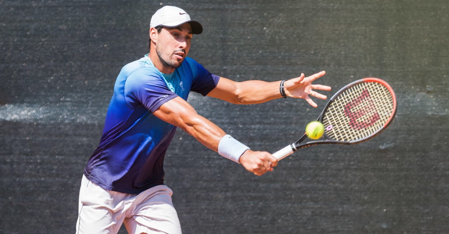 French tennis star Fabien Reboul shares photo kissing fellow player Maxence Broville