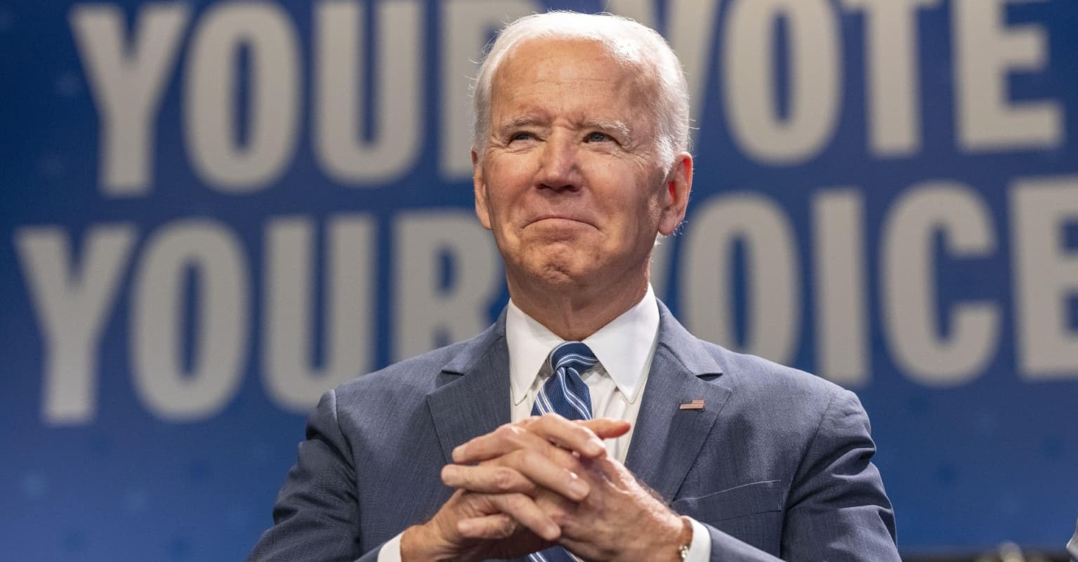 Joe Biden formally announces that he is running for a second term as president