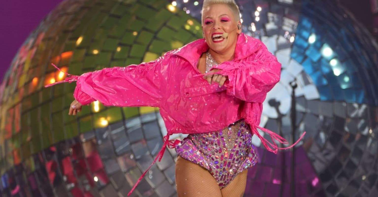 Pink, 43, hailed as ‘stunning’ as she shares photo her husband took of her
