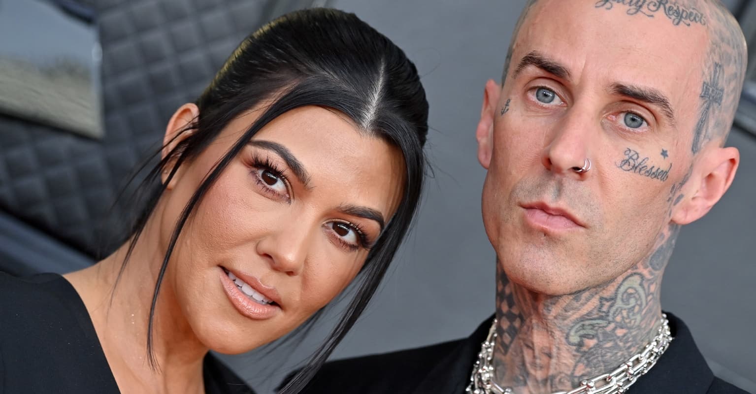 Kourtney Kardashian's husband Travis Barker reveals their unborn baby's name - and everyone's making the same joke