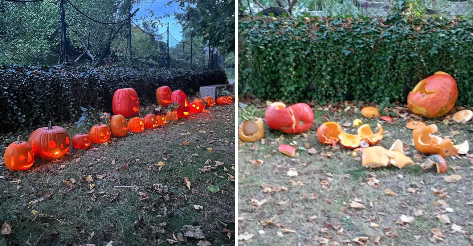 Priest issues apology after destroying kids' 'satanic' Halloween pumpkins