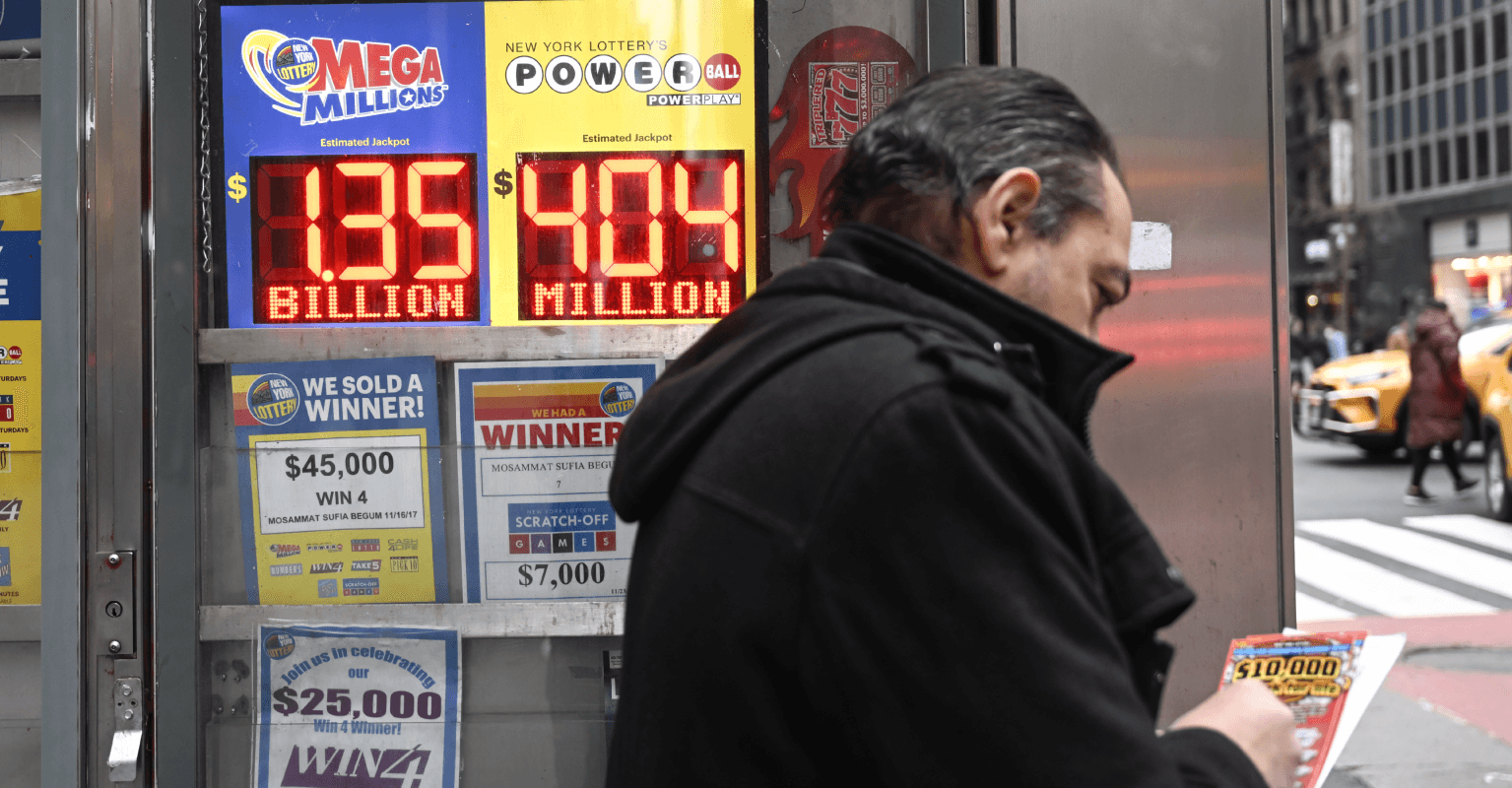 Man who won $1.35 billion lottery jackpot is suing the mother of his child after she allegedly told his family about the money